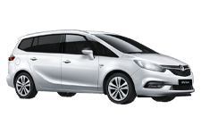 Van Hire Dunmow - Vauxhall Zafira 5 + 2 - Minibus hire Dunmow